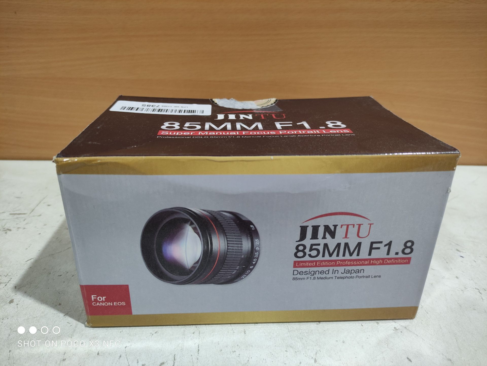 RRP £104.03 JINTU 85mm F1.8 Portrait Lens MF Telephoto Manual Focus - Image 2 of 2