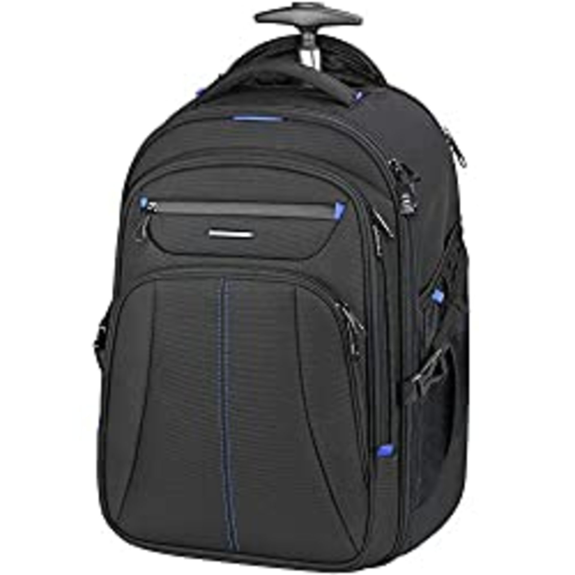 RRP £71.18 KROSER Roller Case Premium Wheeled Rolling Backpack