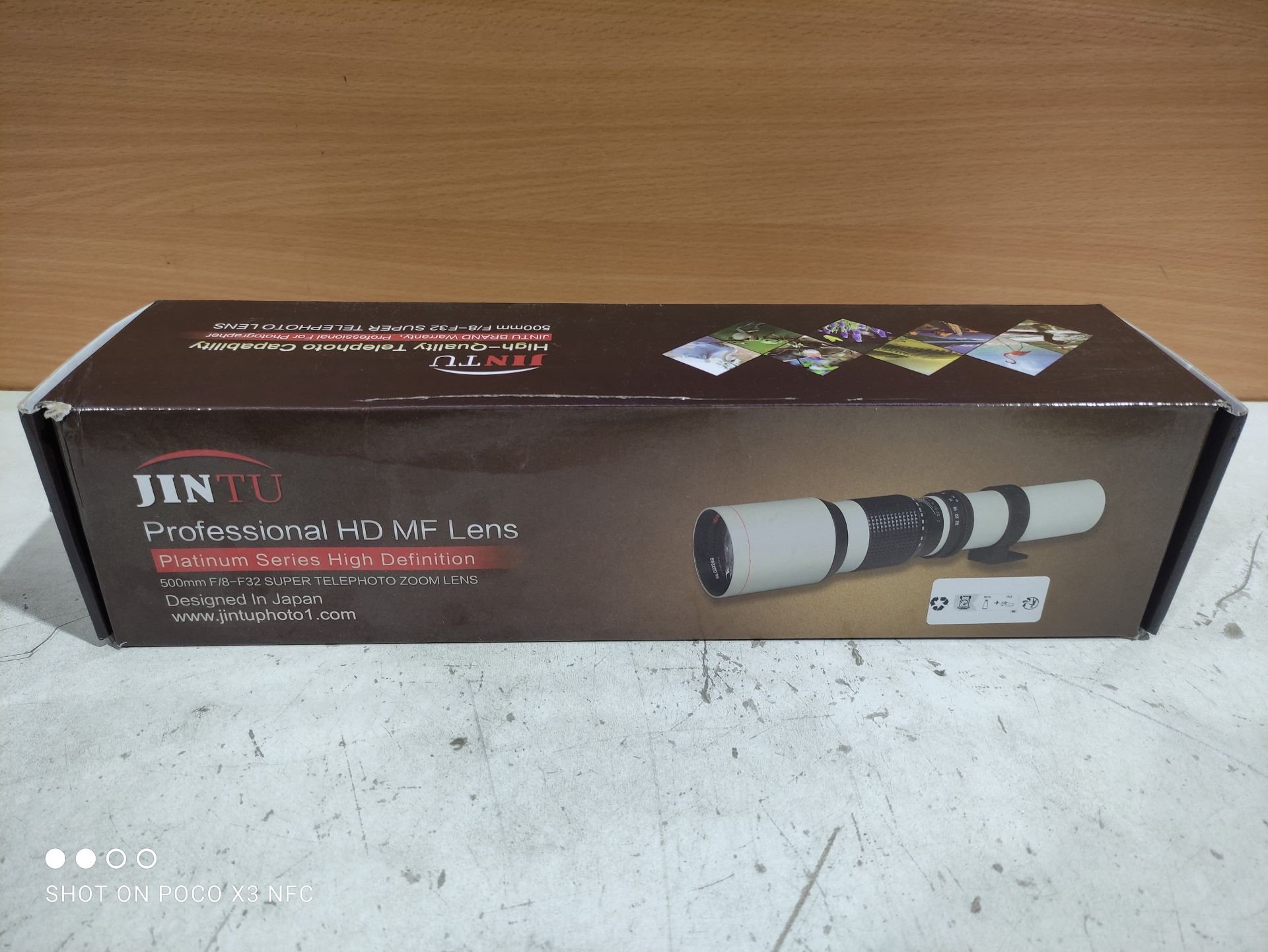 RRP £132.00 JINTU 500mm/1000mm f/8 Super Telephoto lens with T - Image 2 of 2