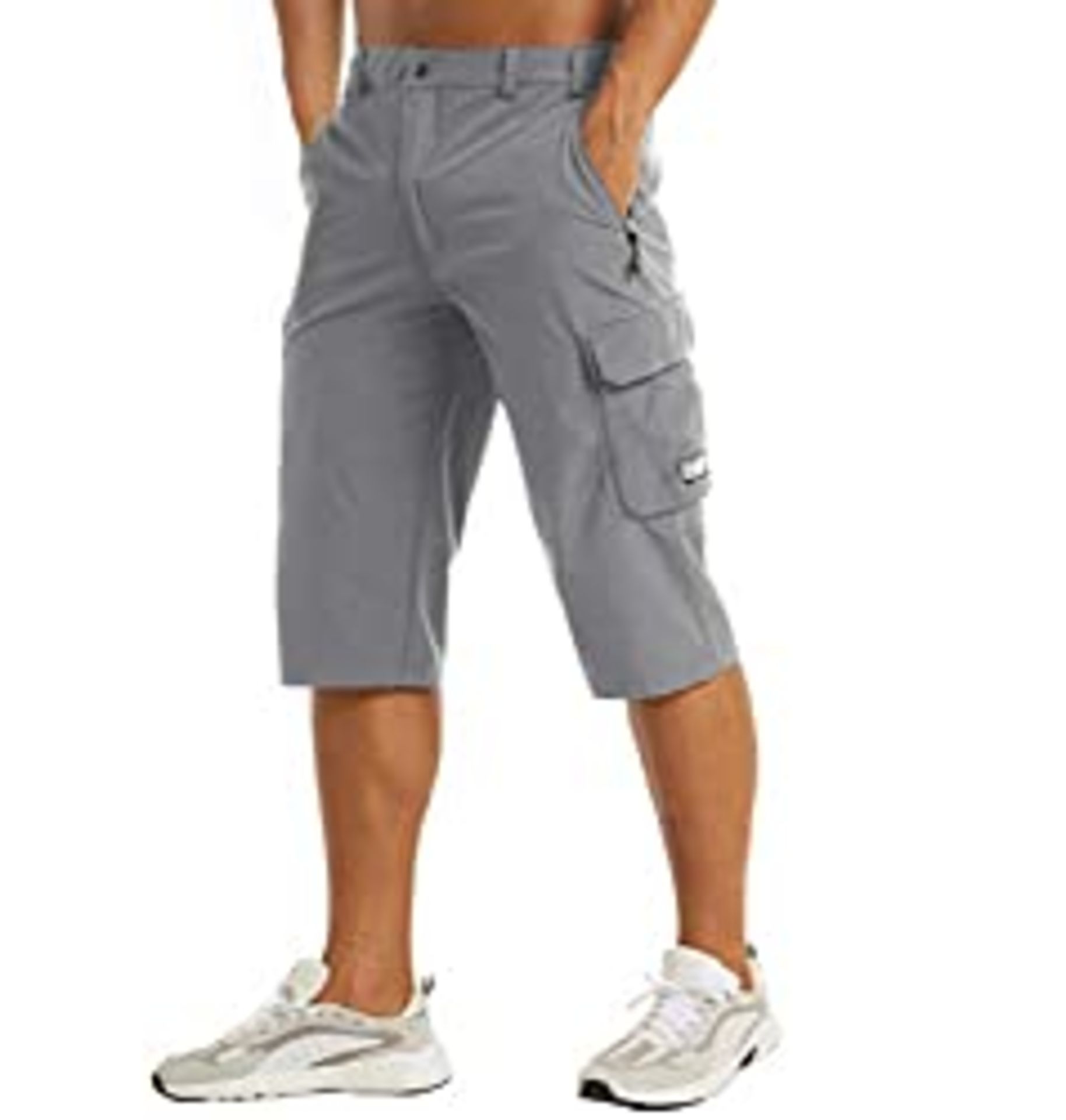 RRP £29.98 MAGCOMSEN Mens Summer Shorts Outdoor Work Shorts with