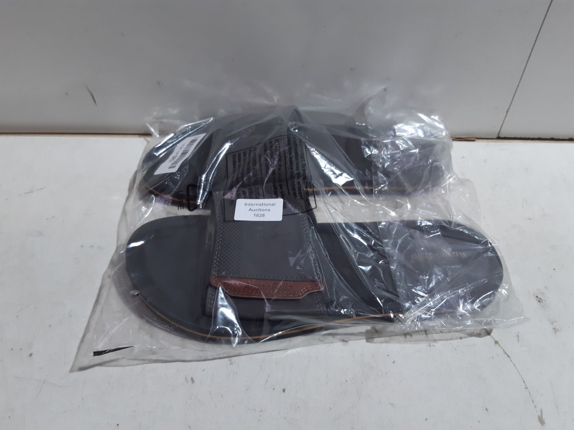 RRP £21.98 ARRIGO BELLO Sliders Mens Leather Comfortable Summer - Image 2 of 2