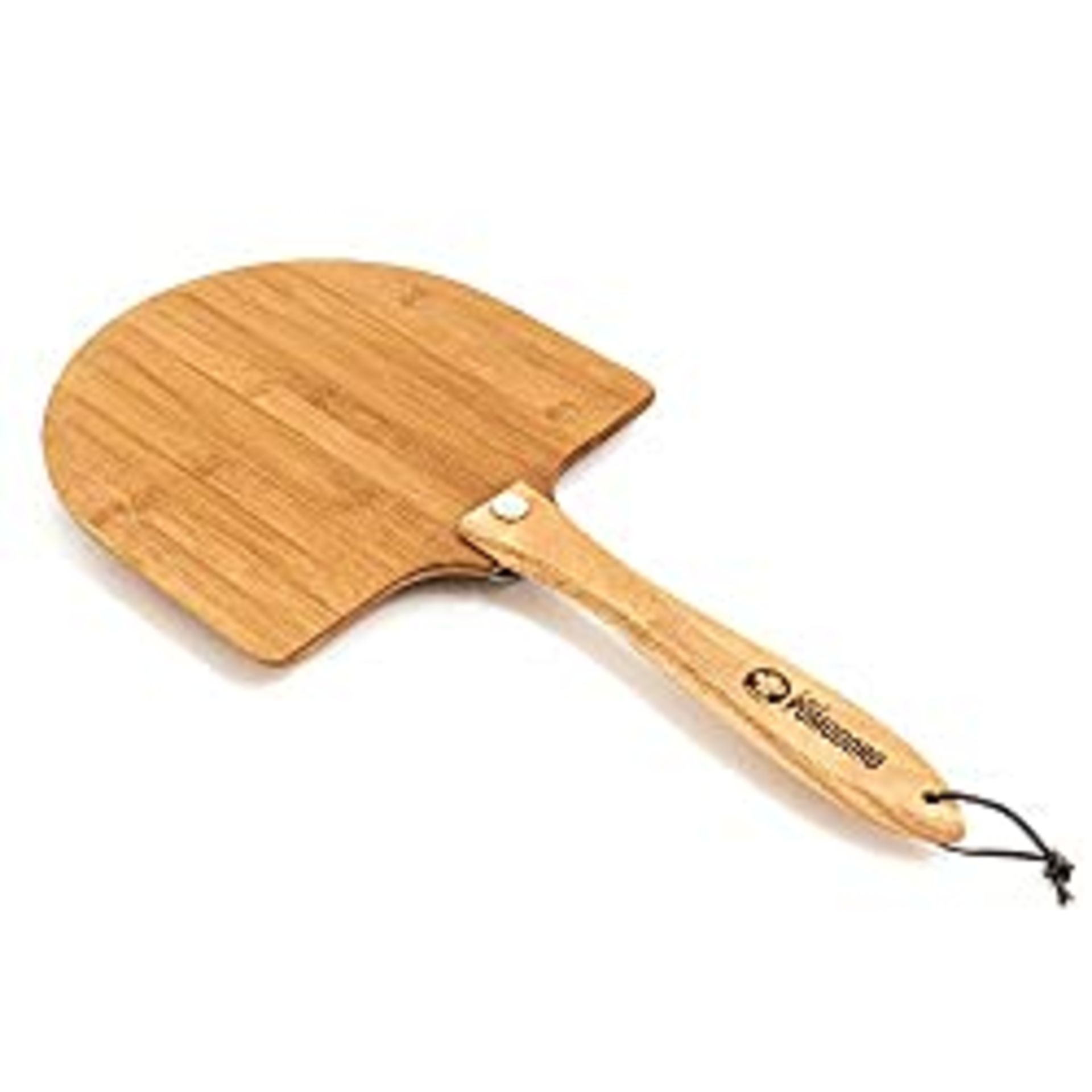 RRP £19.99 Chef Pomodoro Bamboo Pizza Peel with Foldable Wood Handle for Easy Storage