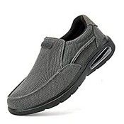 RRP £29.99 TIOSEBON Mens Canvas Slip-On Shoes Casual Lightweight