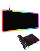 RRP £8.48 Gaming Mouse Mat-LWYOU 300*800*4mm RGB Gaming Mouse Pad with 10 Lights Modes