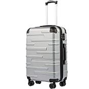 RRP £109.99 COOLIFE Hard Shell Suitcase with TSA Lock and 4 Spinner