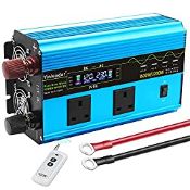 RRP £149.99 Yinleader Power inverter pure sine wave 1600W /3200W