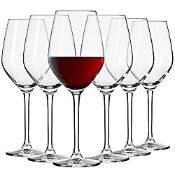 RRP £25.45 KROSNO Small Red Wine Glasses Set of 6 | 300 ML | Splendour