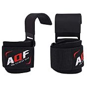 RRP £11.98 AQF Weight Lifting Hooks Grips for Powerlifting Deadlifts