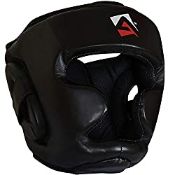 RRP £19.99 AQF Boxing Headguard MMA Training Headgear Muay Thai