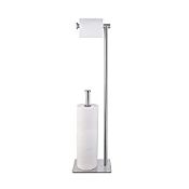 RRP £37.99 KES Toilet Roll Holder Free Standing with Reserve WC