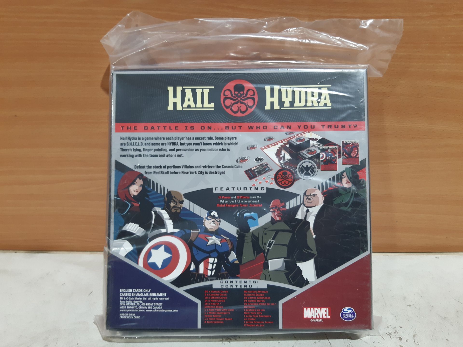 RRP £9.42 Spin Master Marvel: Hail Hydra Board Game - Image 2 of 2