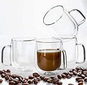 RRP £23.86 MEETOZ Insulated Coffee Mugs