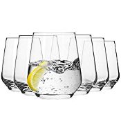 RRP £21.80 KROSNO Water Juice Tumbler Drinking Glasses | Set of