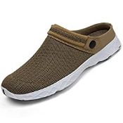 RRP £19.46 SAGUARO Mens Womens Garden Clogs Breathable Mesh Sandals