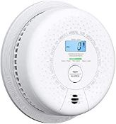 RRP £31.99 X-Sense 10 Year Battery Smoke and Carbon Monoxide Alarm with Display