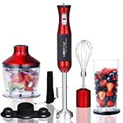 RRP £27.74 Hand Blender 3 in 1 LINKChef Hand Blender 500W