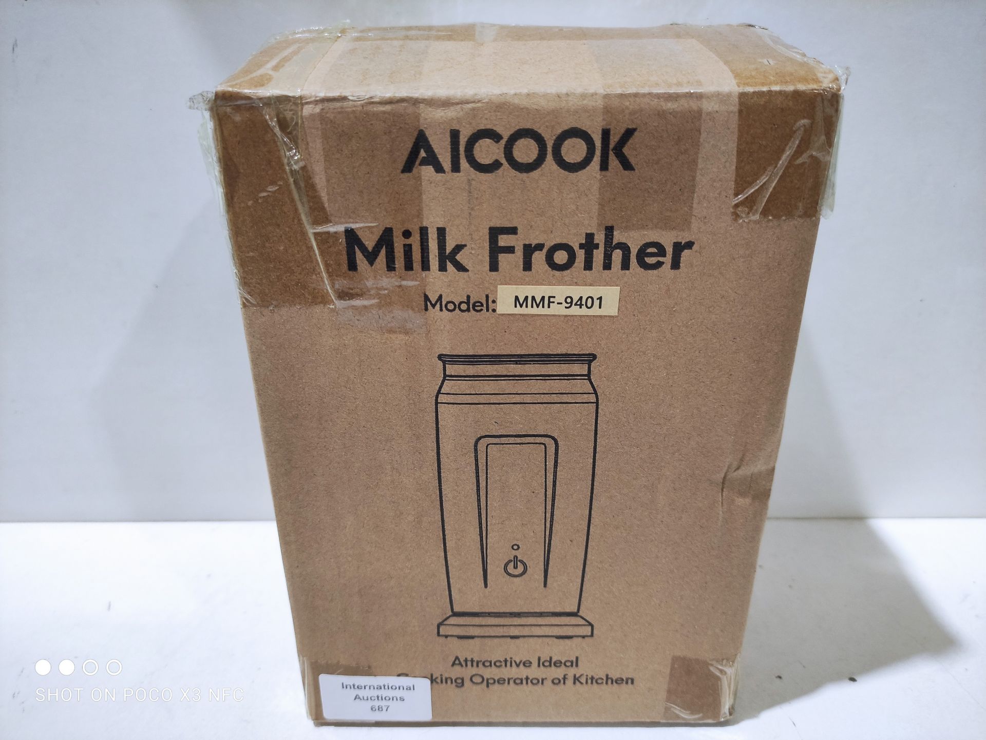 RRP £19.99 Milk Frother Electric - Image 2 of 2