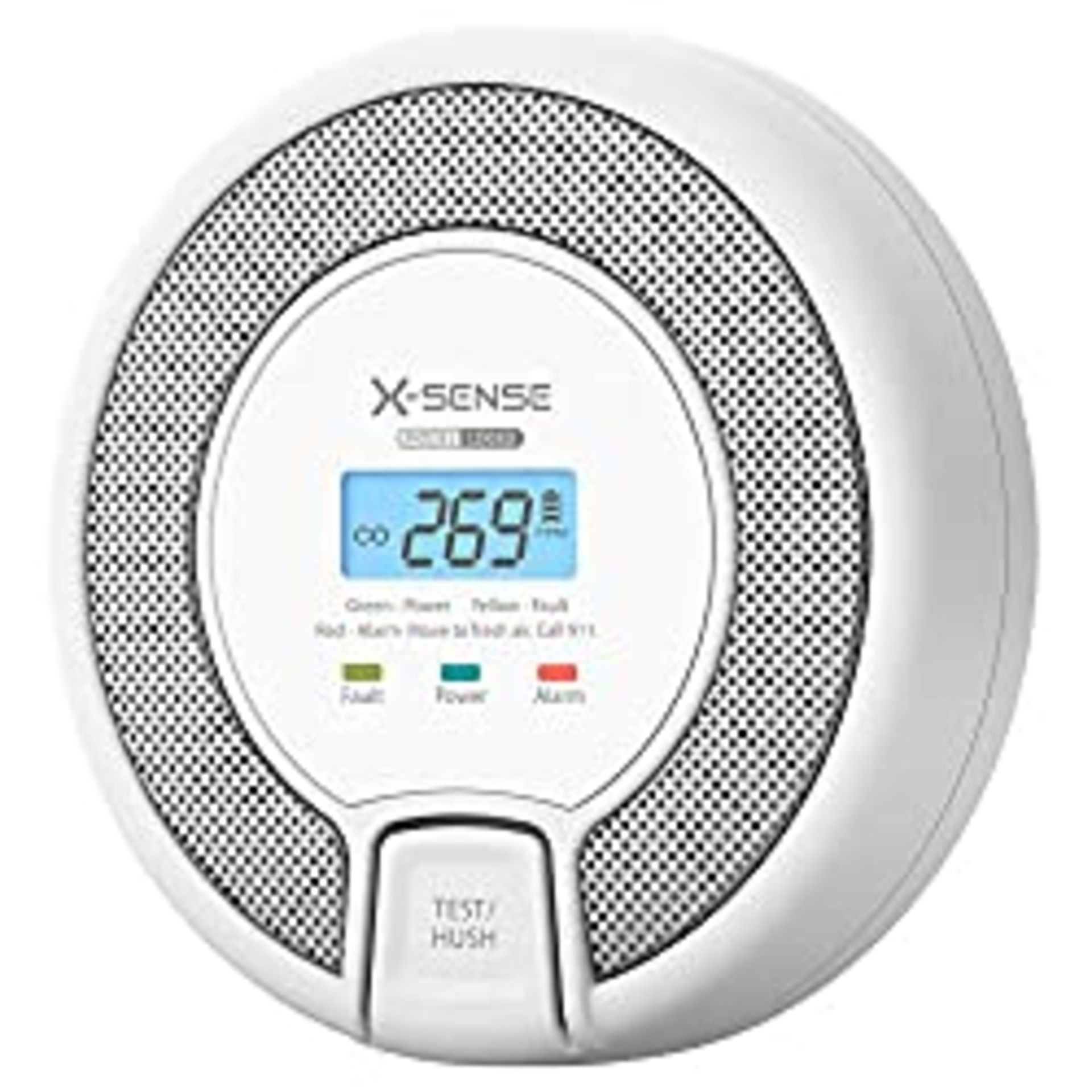 RRP £26.99 X-Sense Carbon Monoxide Detector Alarm with Digital Display
