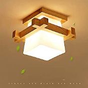 RRP £31.76 Artpad Simple Japan Tatami E27 Wooden Lamp Light Hallway