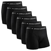 RRP £29.69 Men's Cotton Trunks 6 Pack