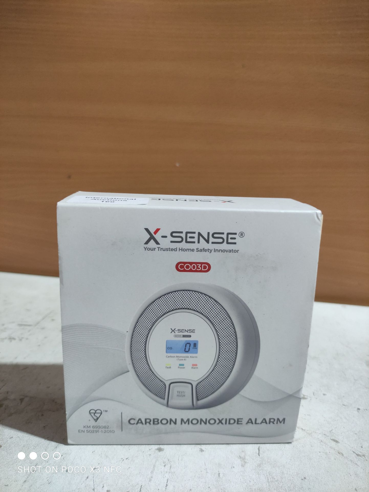 RRP £26.99 X-Sense Carbon Monoxide Detector Alarm with Digital Display - Image 2 of 2