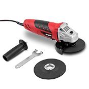RRP £26.99 Hi-Spec 500W 5A Corded Mini Angle Side Grinder with