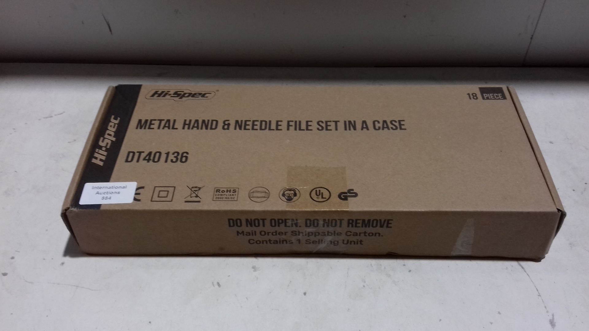 RRP £24.98 Hi-Spec 18 Piece Metal Hand & Needle Files Tool Set. - Image 2 of 2