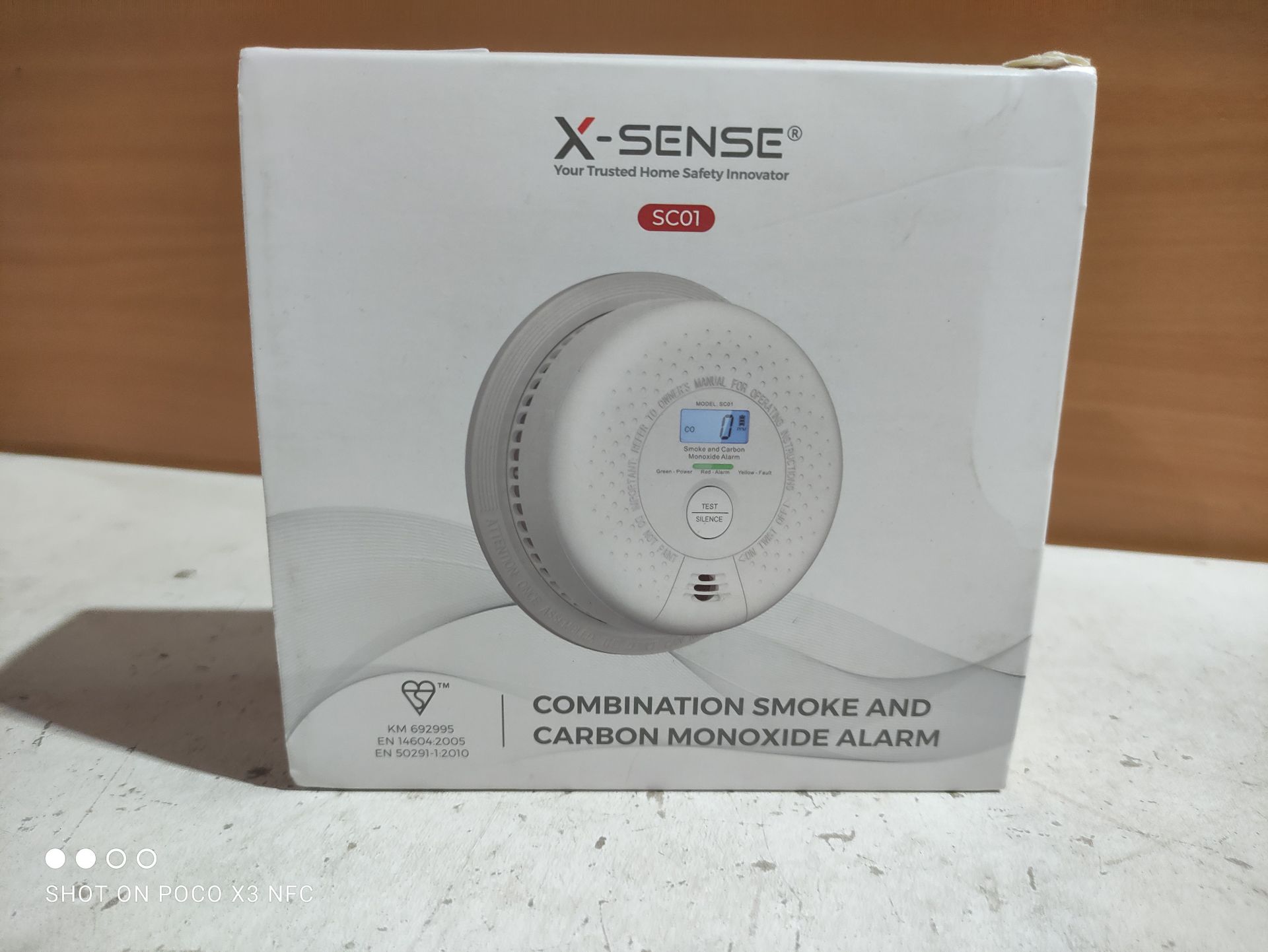 RRP £26.99 X-Sense Carbon Monoxide Detector Alarm with Digital Display - Image 2 of 2