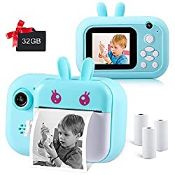 RRP £49.99 MINIBEAR Instant Camera for Kids