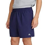 RRP £18.67 DANISH ENDURANCE Men's Athletic Shorts 1 Pack M Navy 1-Pack