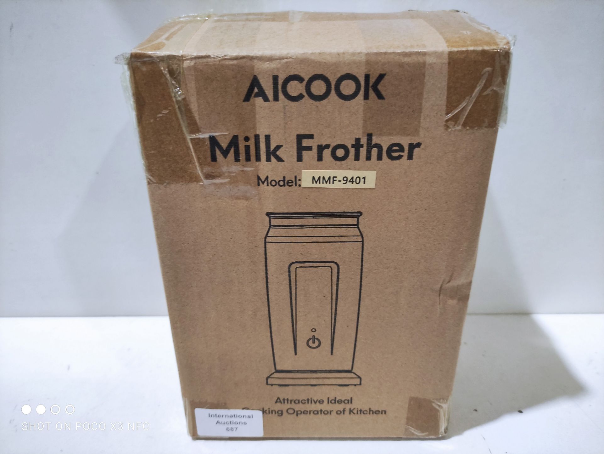 RRP £19.99 Milk Frother Electric - Image 2 of 2