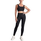 RRP £31.99 B.BANG&BRSP Women Ribbed Seamless Tracksuits Activewear