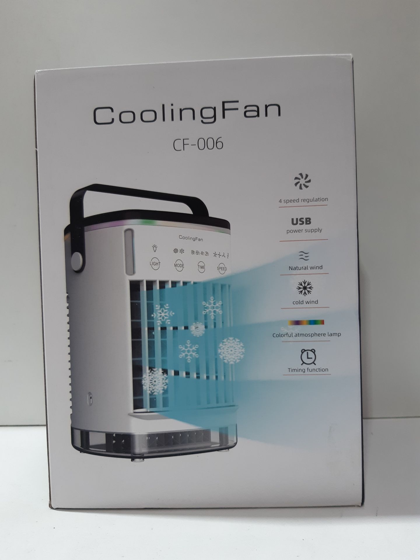 RRP £34.19 Portable Air Cooler - Image 2 of 2