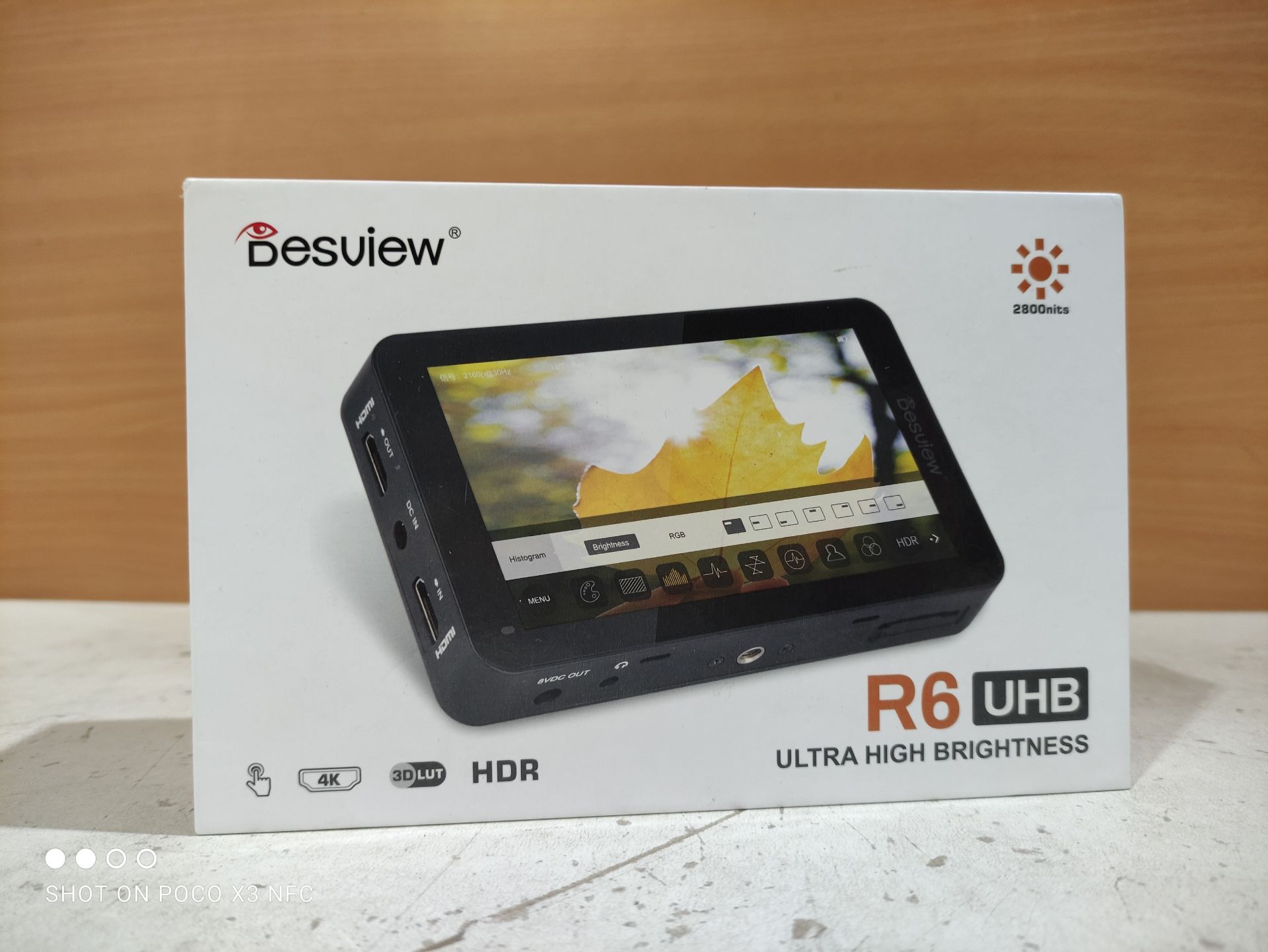 RRP £249.00 Desview R6 Camera Field Monitor 5.5 inch 2800 Nits - Image 2 of 2