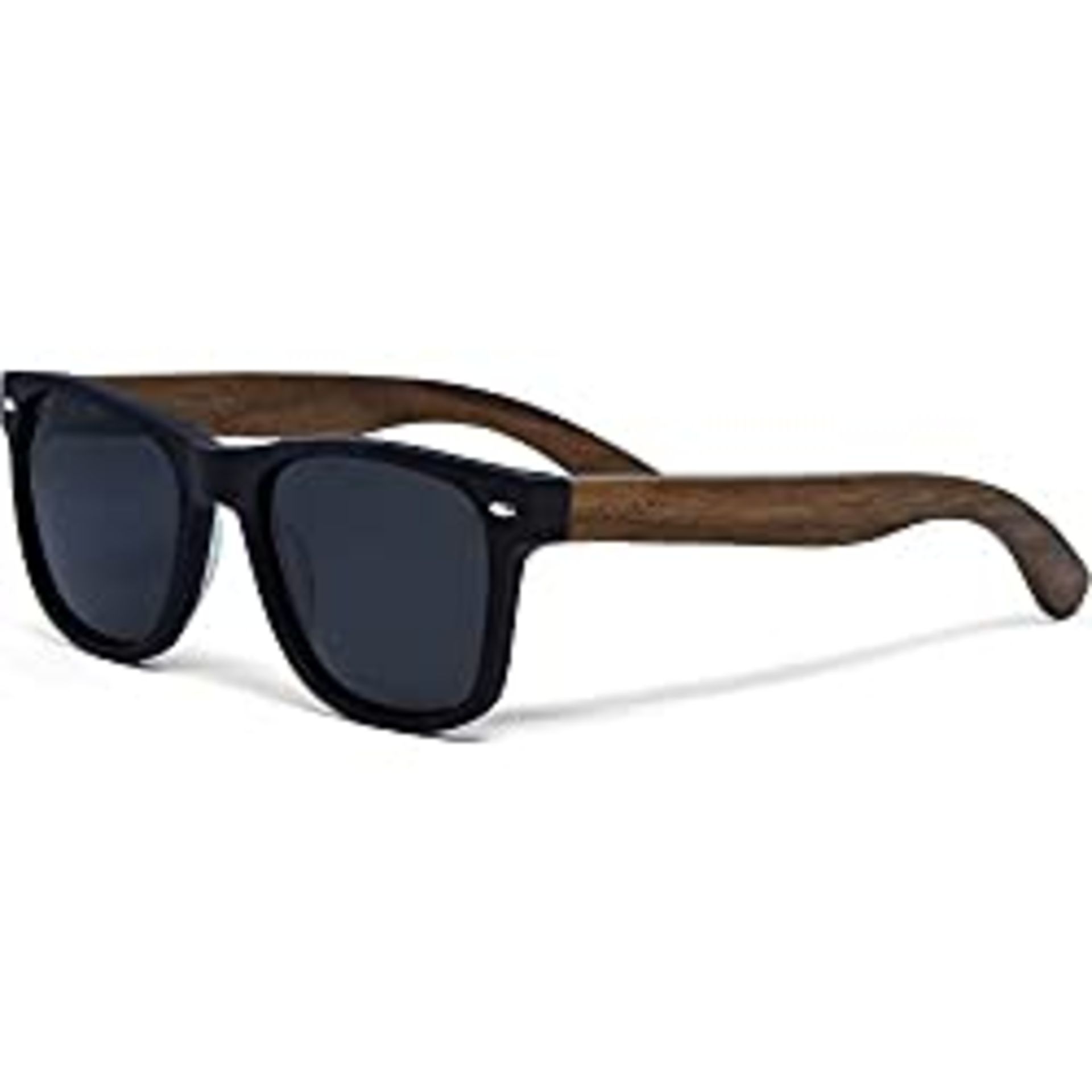RRP £41.15 Wood Sunglasses Men and Women with Walnut Wooden Temples