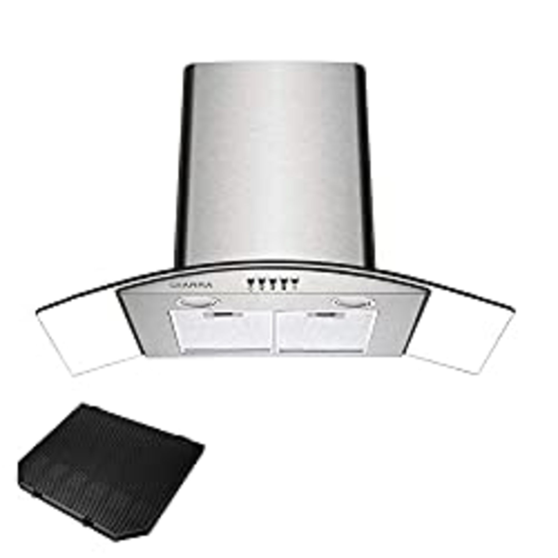 RRP £145.99 CIARRA CBCS9506B Wall Mounted Cooker Hood 90cm 650