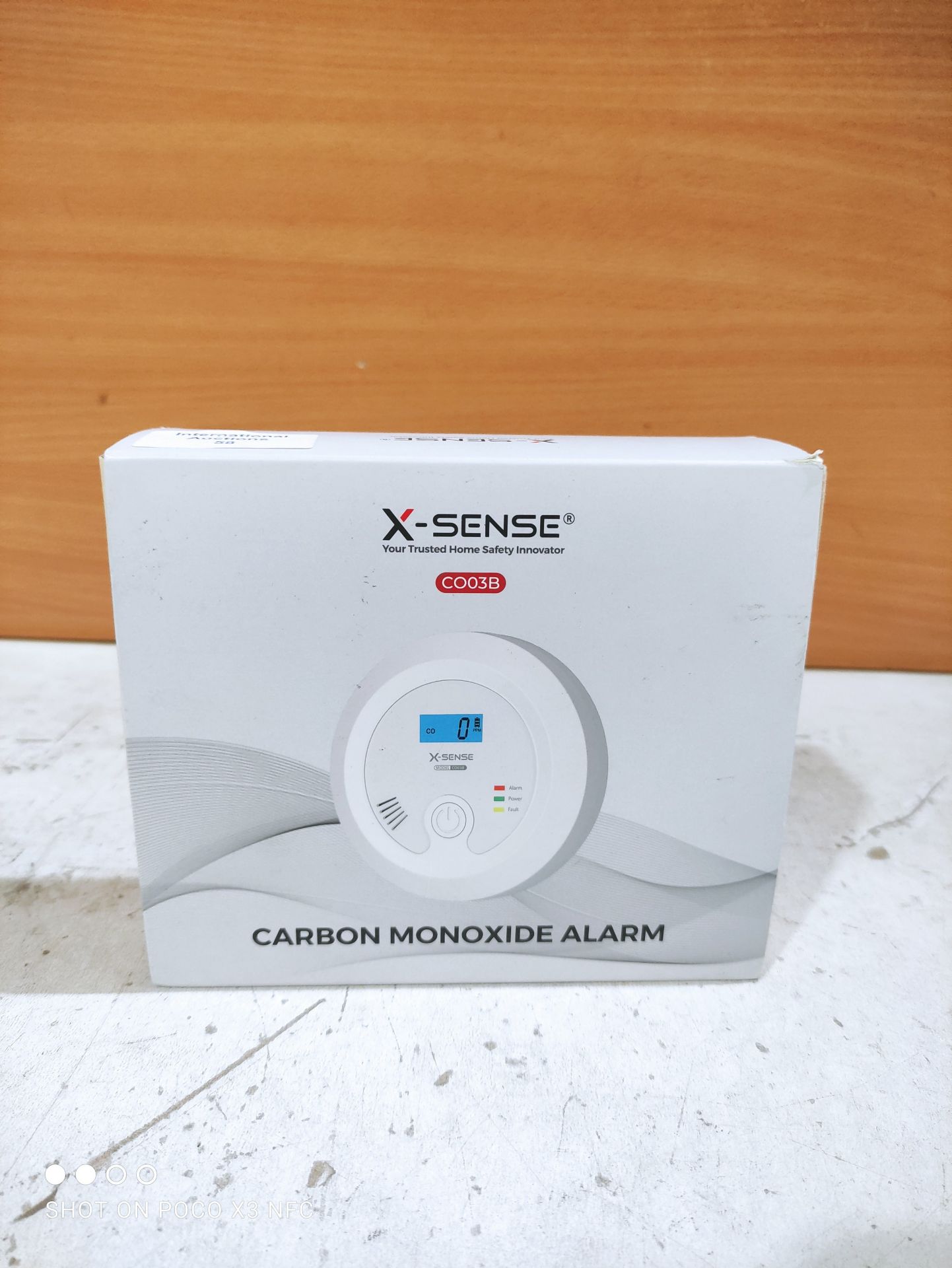 RRP £23.99 X-Sense Carbon Monoxide Alarm Detector - Image 2 of 2
