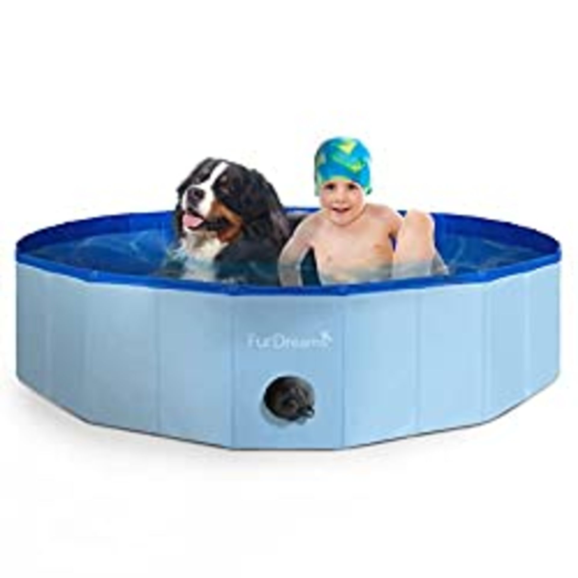 RRP £42.98 Furdreams Foldable Pet Swimming Pool