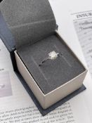 ***£7780.00*** 18CT WHITE GOLD LADIES DIAMOND SOLITAIRE RING