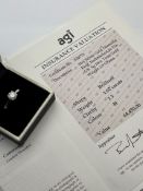 VALUATION- £4450.00, 1.02 SINGLE BRILLIANT CUT DIAMOND SOLITAIRE RING