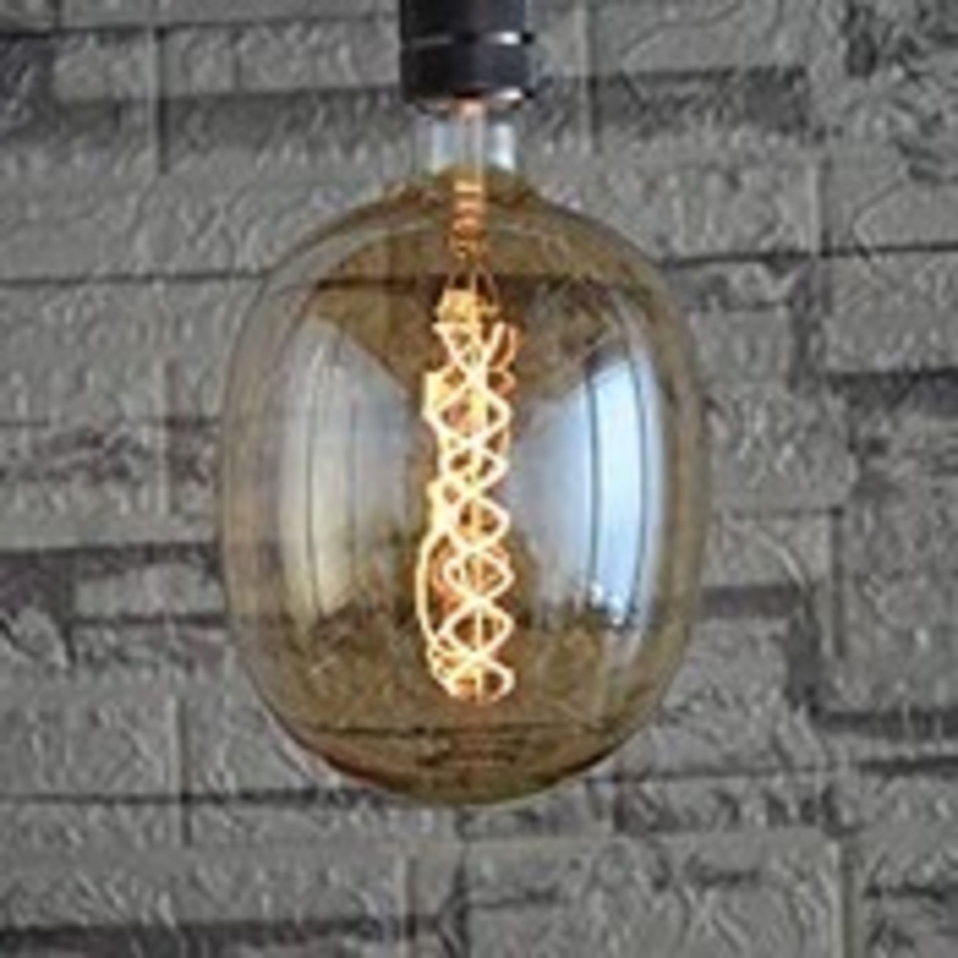 RRP £36.98 SD LUX E27 Vintage Light Bulbs LED Globe 8W Sprial