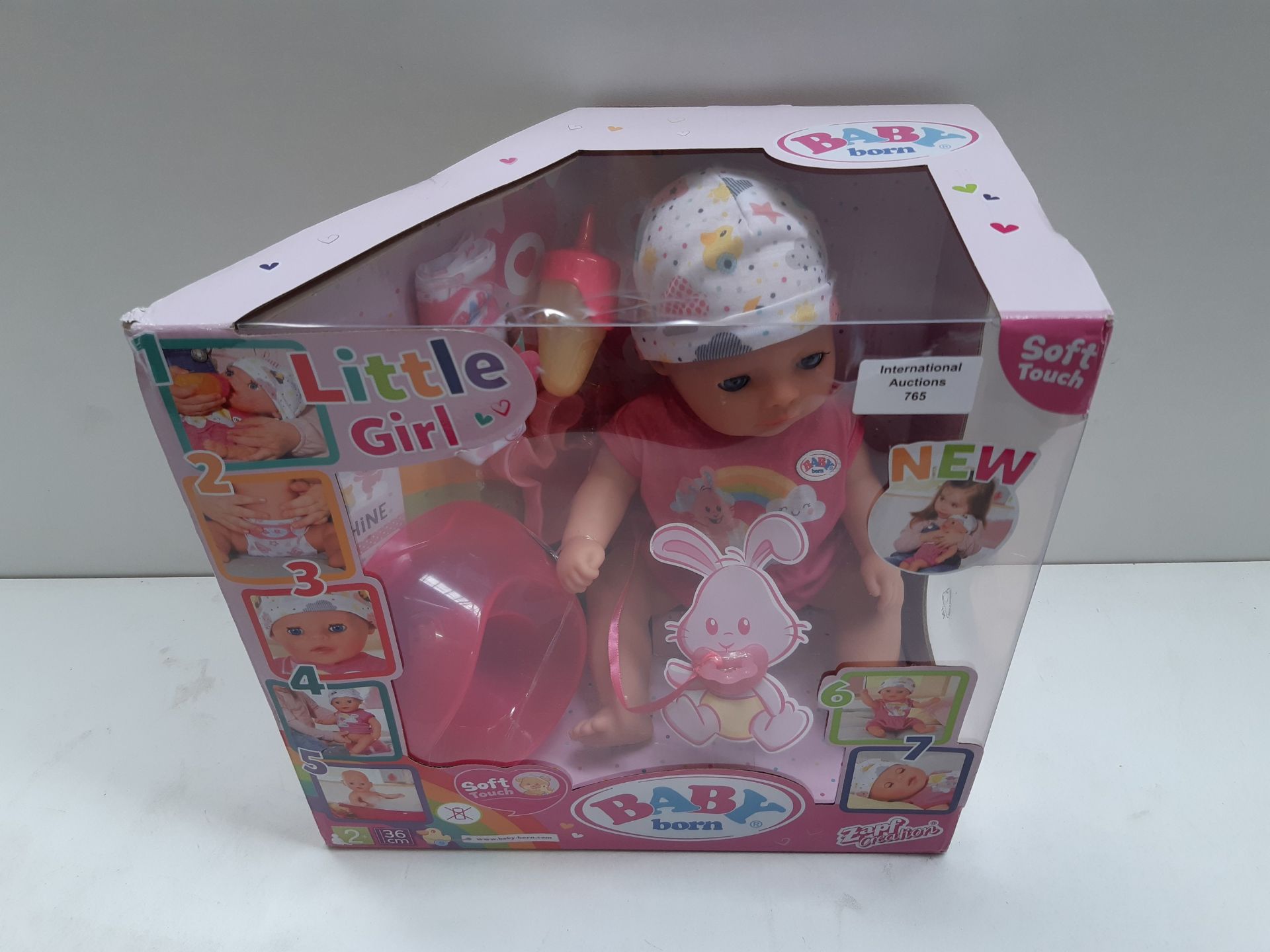 RRP £32.29 BABY born Soft Touch Little Girl 36- cm Doll - Easy for Small Hands - Image 2 of 2