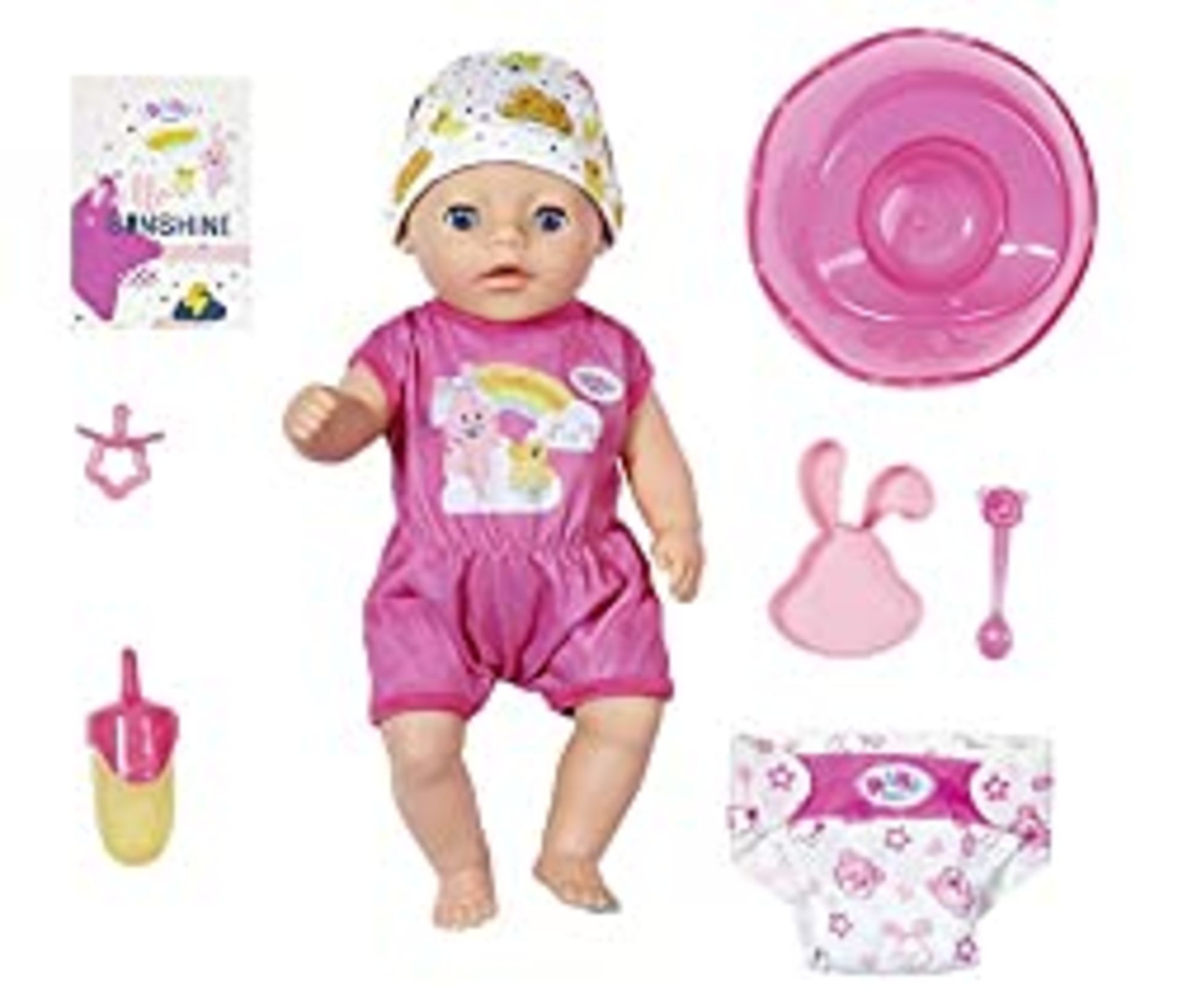 RRP £32.29 BABY born Soft Touch Little Girl 36- cm Doll - Easy for Small Hands