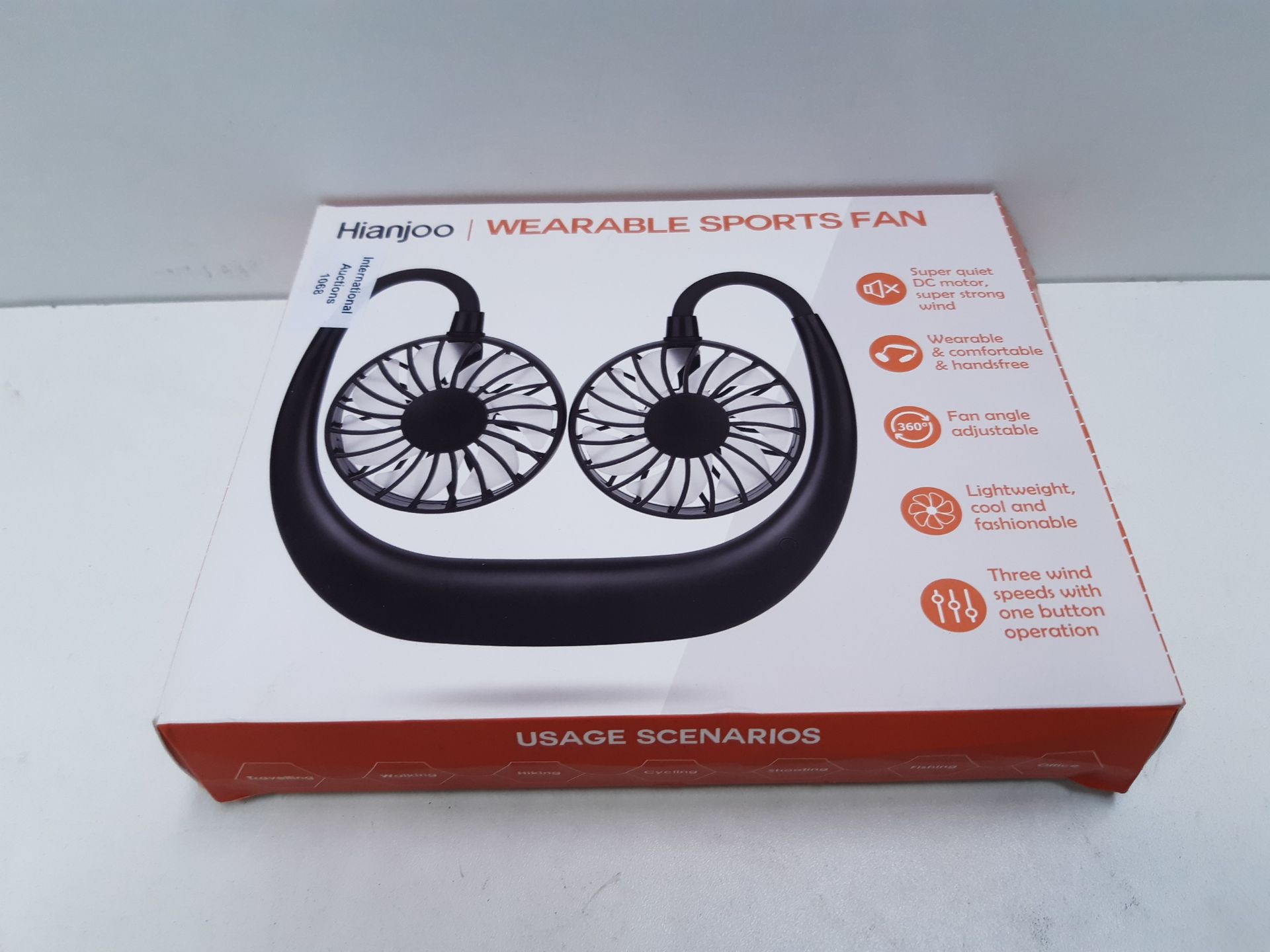 RRP £9.98 Hianjoo Wearable Neckband Fan - Image 2 of 2