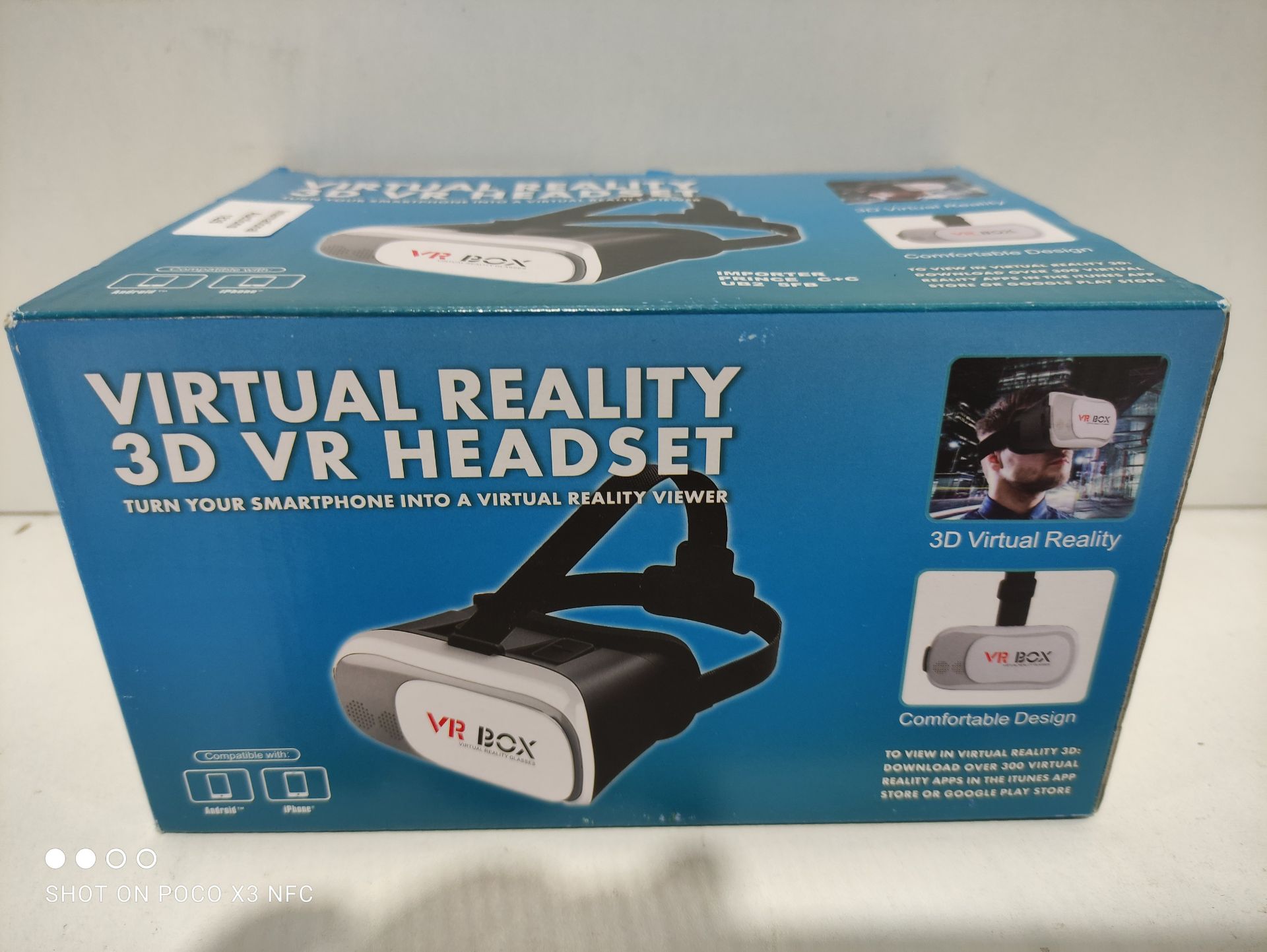 RRP £11.59 3D Virtual Reality VR Box 2.0 Glasses Smart Phone Universal - Image 2 of 2