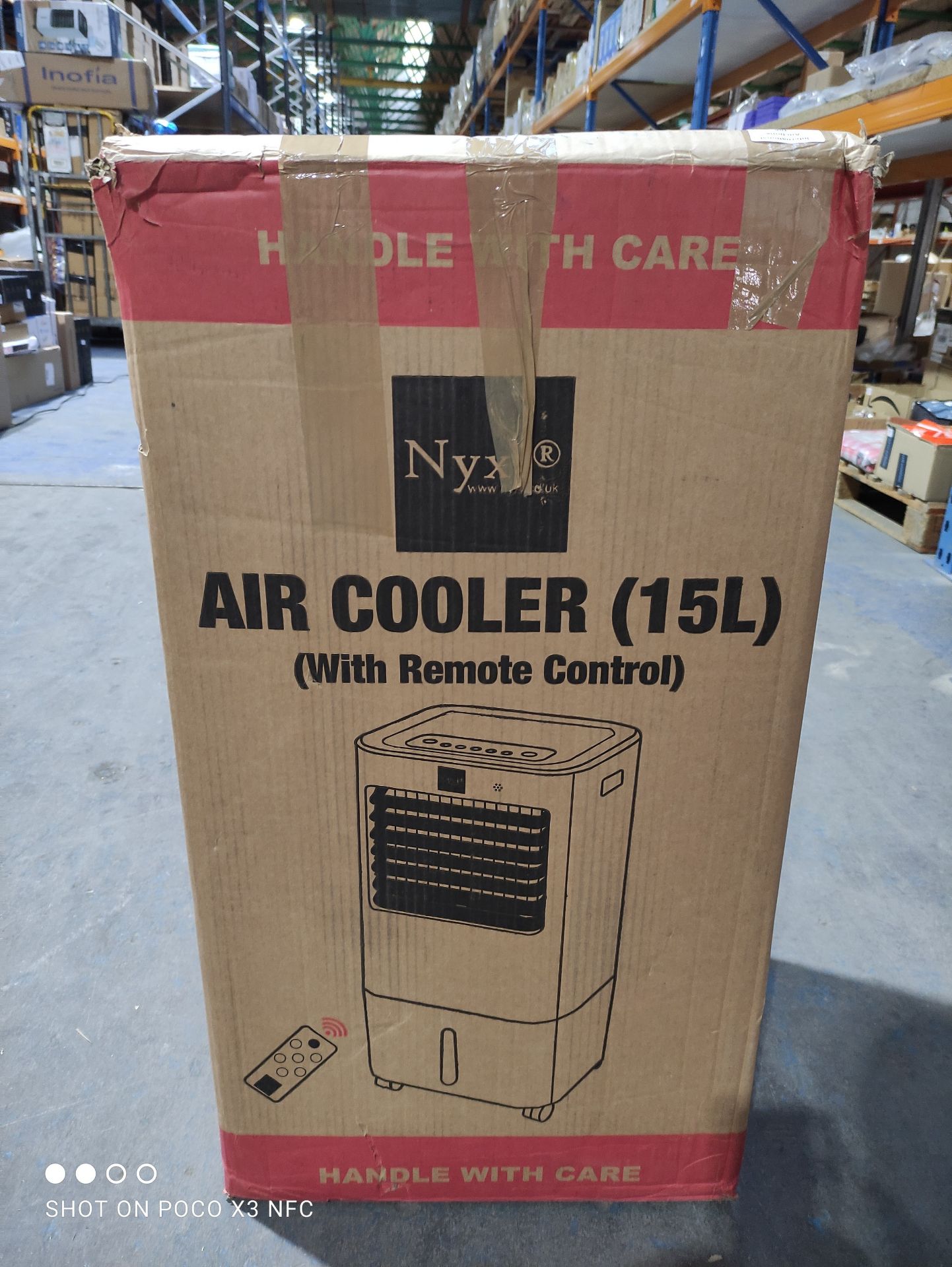 RRP £87.90 Nyxi 15L Air Cooler Fan & Air Purifier Portable High - Image 2 of 2
