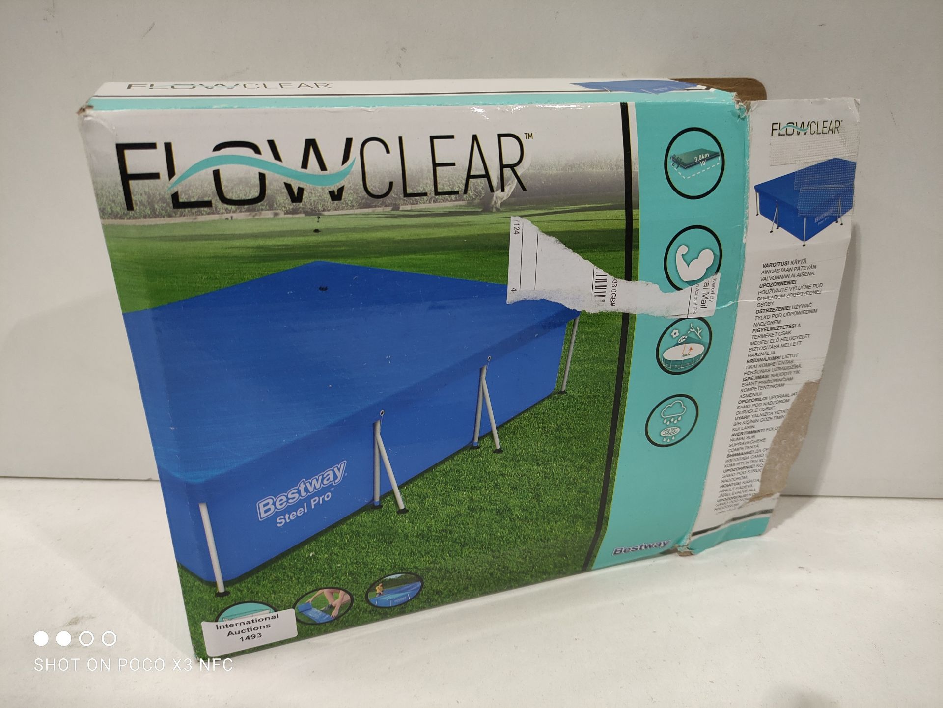 RRP £15.98 Bestway 58106-XGLX16XX02 Flowclear Swimming Cover for - Image 2 of 2