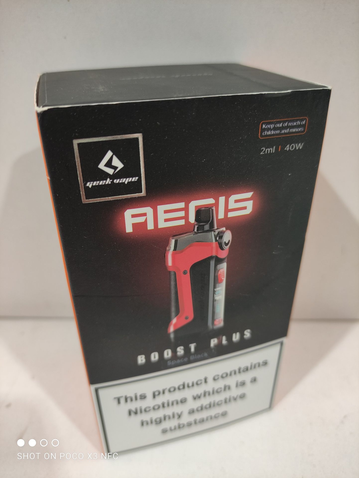 RRP £34.99 Geekvape Aegis Boost Plus Pod Kit [Space Black] - Image 2 of 2