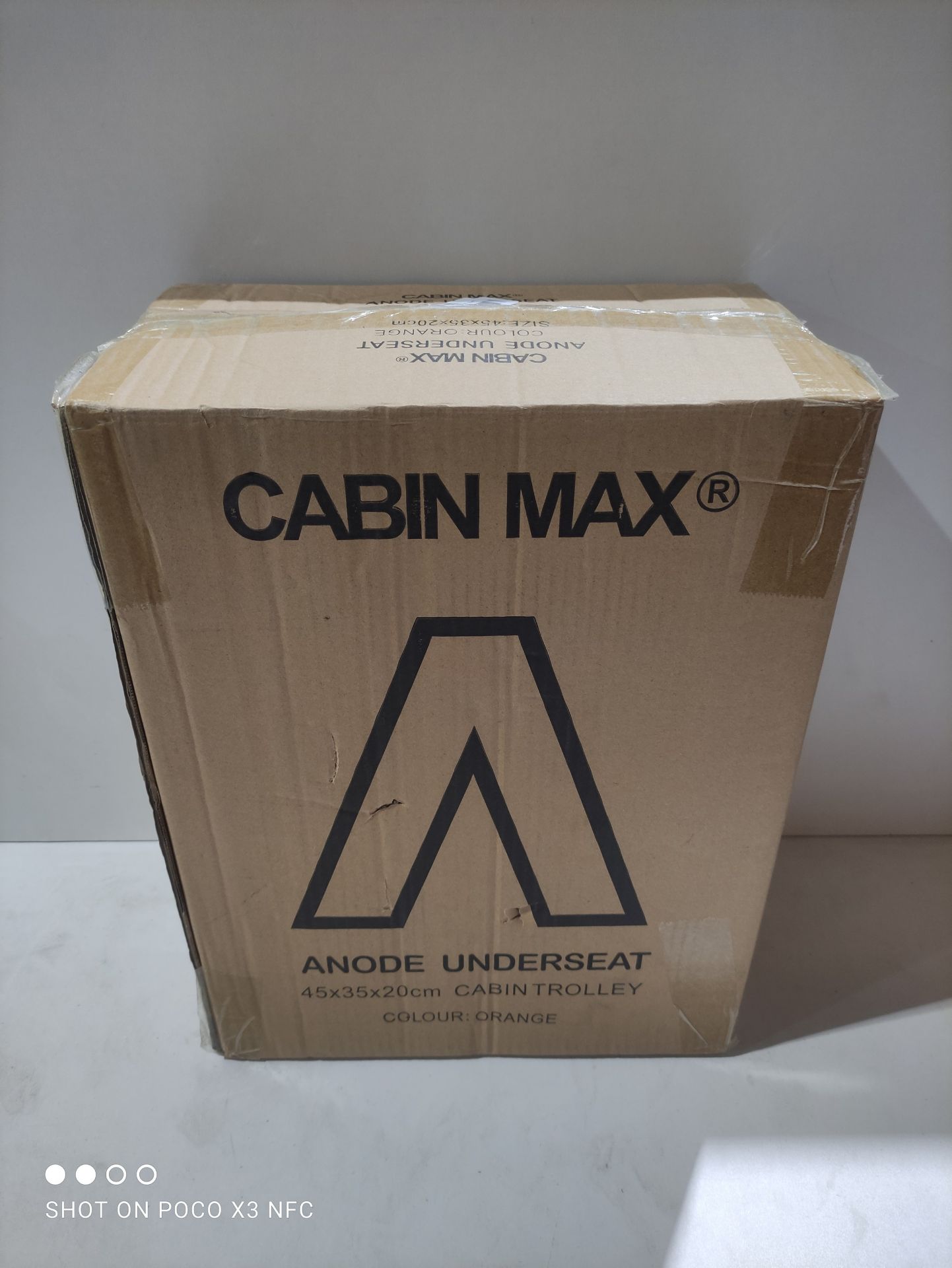 RRP £44.95 Cabin Max Anode Carry on Suitcase 45x36x20cm Lightweight - Image 2 of 2