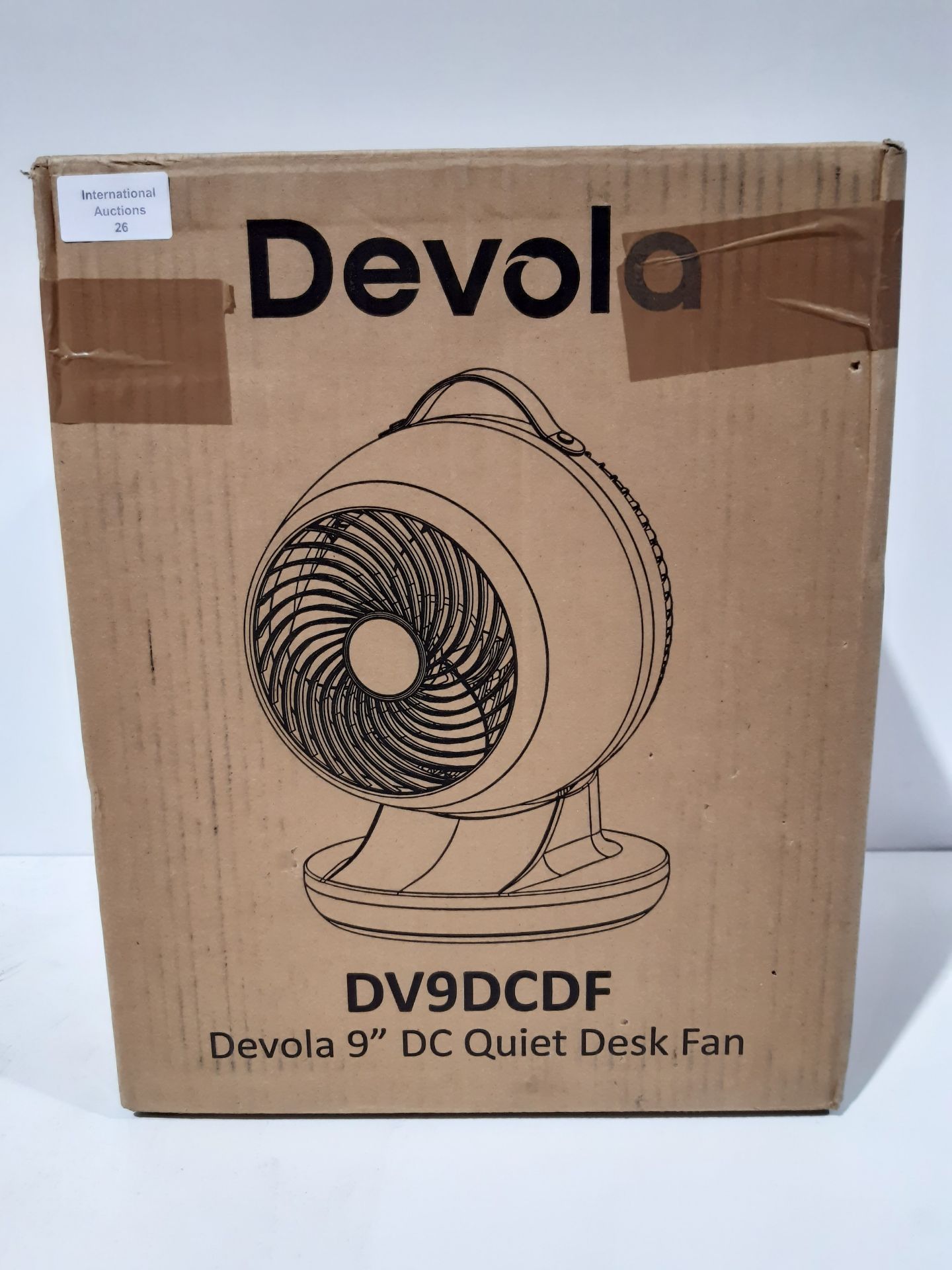 RRP £58.94 Devola 9" Desk Fan - Image 2 of 2